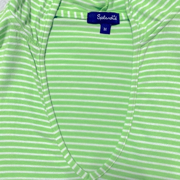 NWOT Splendid Lounge Hoodie/ Cover up- Soft Mint- Medium - Picture 5 of 15